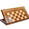 Chess-Backgammon Carpet Klasisks luksusa šaha galds un krēsli