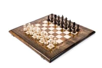 Chess-Backgammon klasisks luksusa dizaina šaha komplekts