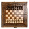 Chess-Backgammon Klasisks luksusa marmora šaha komplekts